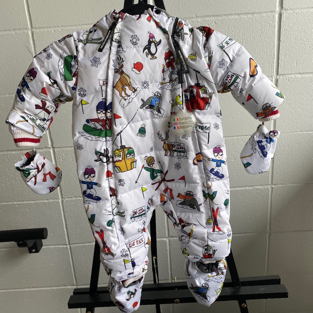 Dolce & Gabbana Kids Down stuffed Snowsuit NWT